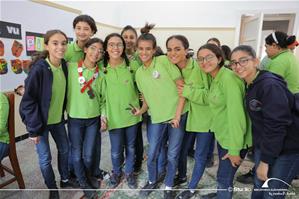 Les participants de l'atelier à l'école Girard