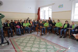 Les participants de l'atelier à l'école Girard