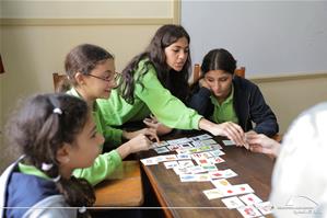 Les participants de l'atelier à l'école Girard