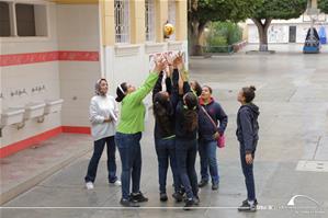 Les participants de l'atelier à l'école Girard