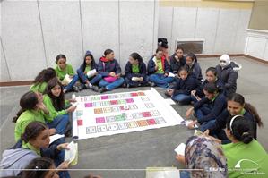 Les participants de l'atelier à l'école Girard