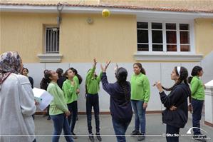 Les participants de l'atelier à l'école Girard