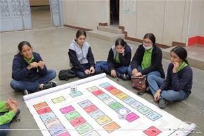 Les participants de l'atelier à l'école Girard