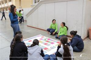 Les participants de l'atelier à l'école Girard