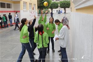 Les participants de l'atelier à l'école Girard