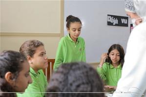 Les participants de l'atelier à l'école Girard