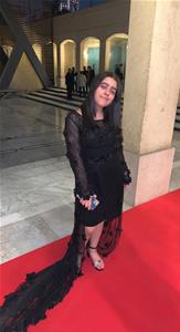 Les lauréates de l'atelier lors de la cérémonie de l'inauguration du festival