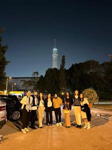 Les lauréates à l'Opéra du Caire