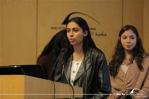 Les élèves du Lycée Notre Dame de Sion présentent leur projet