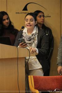 Les élèves du Lycée Notre Dame de Sion présentent leur projet