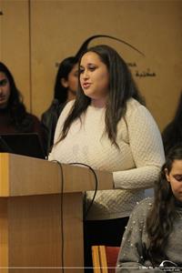 Les élèves du Lycée Notre Dame de Sion présentent leur projet