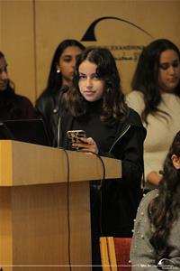 Les élèves du Lycée Notre Dame de Sion présentent leur projet