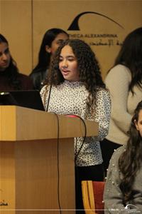 Les élèves du Lycée Notre Dame de Sion présentent leur projet