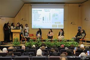 Les élèves du Lycée Notre Dame de Sion présentent leur projet