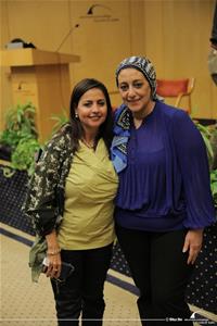 Dr Marwa El Sahn, Directrice du CAF et Mme Hemat El Cheickh, la Trésorière du CAF