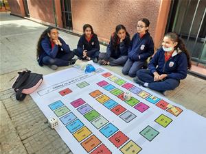 Les participants de l'atelier au collège de la Mère de Dieu