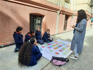Les participants de l'atelier au collège de la Mère de Dieu