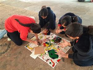 Les participants de l'atelier au Collège de la Mère de Dieu
