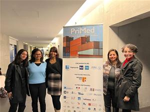 Les lauréates lors de la projection des films