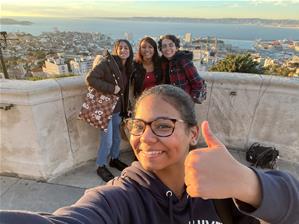 Les lauréates à la Basilique Notre-Dame de la Garde à Marseille