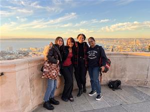  Les lauréates à la Basilique Notre-Dame de la Garde à Marseille