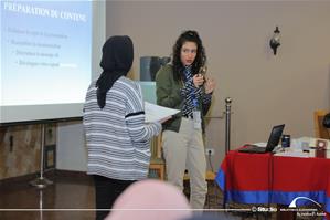 Atelier "Comment présenter oralement son projet" par M<sup>me</sup> Sarah Ali