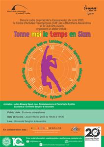 Tonne moi le temps en Slam