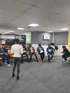 Les participants de l'atelier