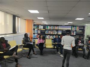 Les participants de l'atelier