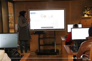  Séance d’apprentissage des différents moyens de l’accès aux ressources électroniques de la Bibliotheca Alexandrina