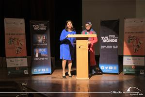  De gauche à droite : Dr Marwa El Sahn, Directrice du Centre d'Activités Francophones (CAF) et Dr Rania Ezz El-Arab, Professeur adjoint, Département de Langue et de Littérature Françaises (DLLF), Faculté des Lettres, Université d’Alexandrie