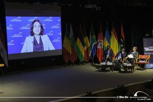  Mot de M<sup>me</sup>. Nivine Khaled, Directrice de la langue française et de la diversité des cultures francophones, Organisation Internationale de la Francophonie (OIF)