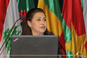 Mot de M<sup>me</sup>. Hanan Gouda, Doyen de l'Institut Arabe pour le Développement du Leadership, Académie Arabe pour les Sciences, la Technologie et le Transport Maritime