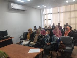 Le public du colloque à l'Ambassade de Savoir de l'Université de Tanta