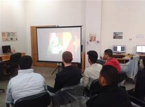 Le public du colloque à l'Ambassade de Savoir de l'Université de Zagazig