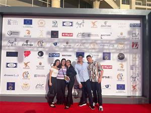 Les lauréats sur le tapis rouge