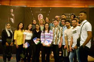 Lors du symposium honnorant l'actrice espagnole Cuca Escribano