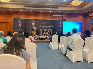  Lors de la séance de l'industrie créative du cinéma  