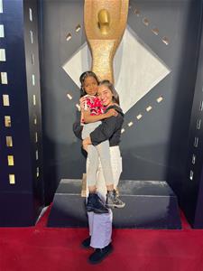 Avec une fille nubienne