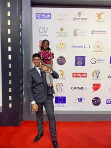 Avec une fille nubienne