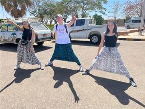 Lors de la visite du Haut Barrage d'Assouan