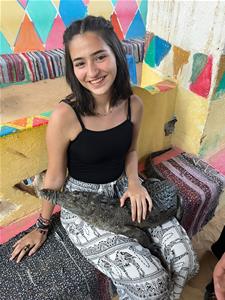 Lors de la visite du village nubien d'Assouan