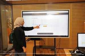Séance d’apprentissage des différents moyens de l’accès aux ressources électroniques de la Bibliotheca Alexandrina
