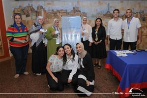 Meilleurs étudiants durant présentation des projets