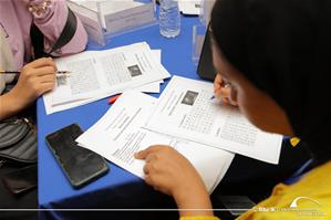 Atelier Tonne moi le temps en Jeux par Mlle Heba el Ghitani