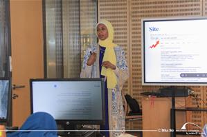 Séance d’apprentissage des différents moyens de l’accès aux ressources électroniques de la Bibliotheca Alexandrina