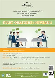 Art Oratoire : Niveau 2