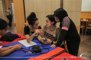  Les participants de l'atelier de théâtre « Le jeune comédien »