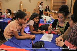  Les participants de l'atelier de théâtre « Le jeune comédien »