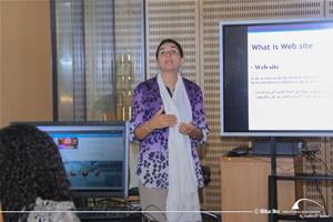 Séance d’apprentissage des différents moyens de l’accès aux ressources électroniques de la Bibliotheca Alexandrina